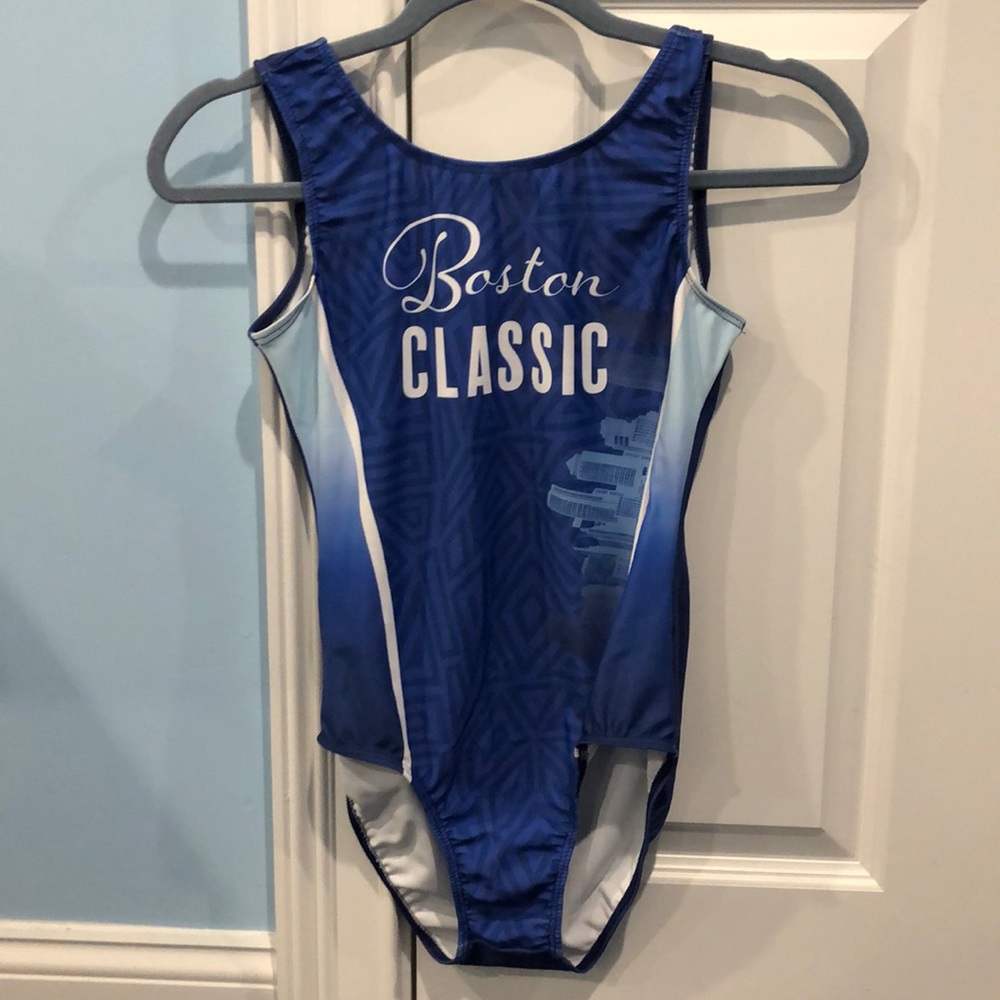 Blue Leotard - nylon Boston Classic